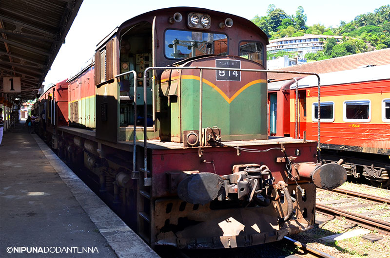 Locomotive Class M7 814 at Kandy Pix by Nipuna Dodantenna